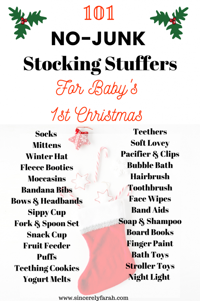 Stocking stuffers for Christmas - You, Baby and I