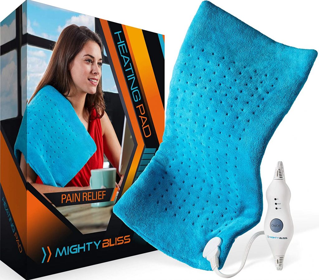 Electrical heating pad with remote for postpartum care